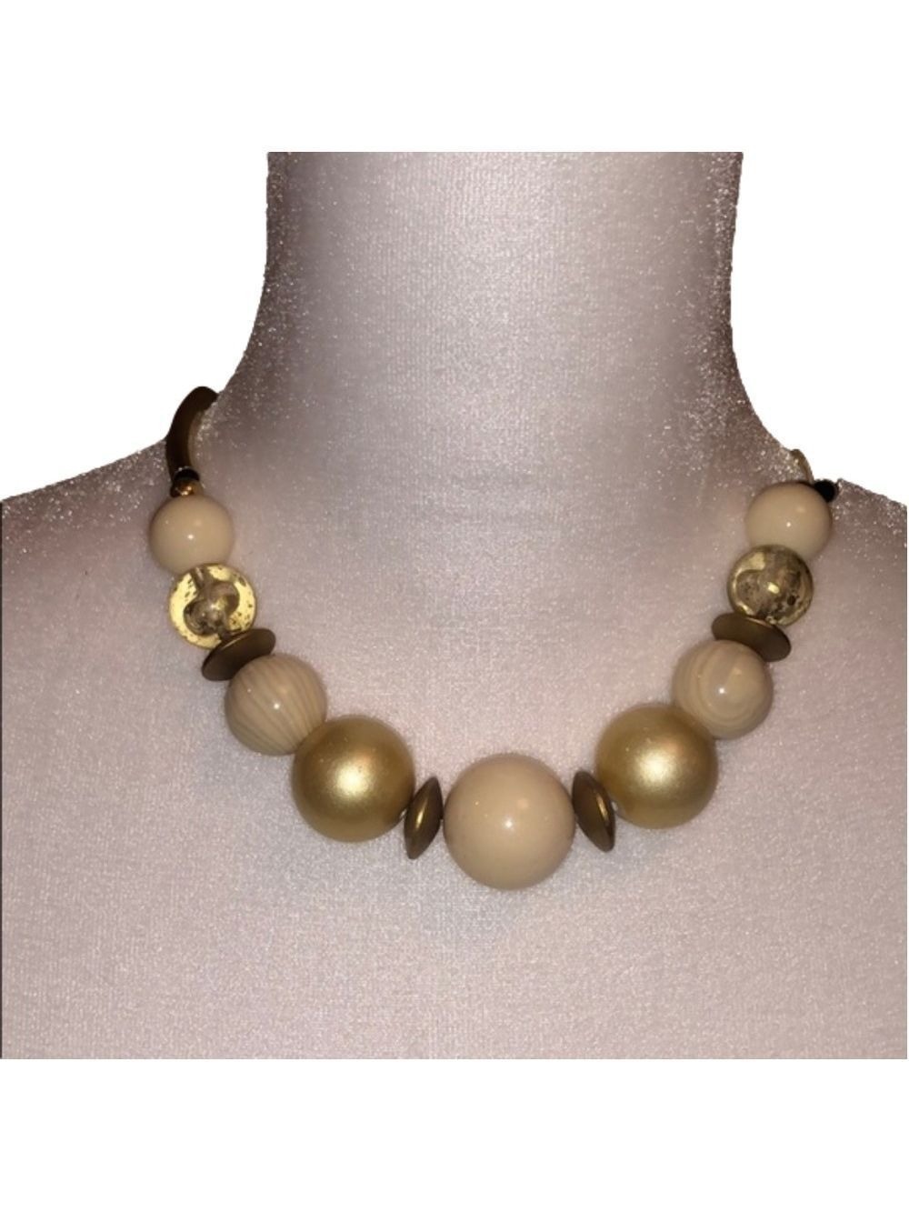 𝅺costume JEWELRY Big Bead Choker